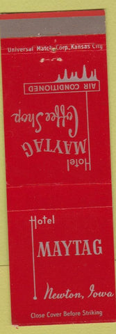 Matchbook Cover - Hotel Maytag Newton IA