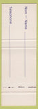 Matchbook Cover - Le Paradis Tropical Disco Montreal QC