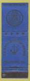 Matchbook Cover - United States Navy Receiving Station Philadelphia PA WEAR