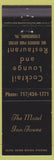 Matchbook Cover - Motel Inn Towne Stroudsburg PA