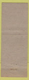 Matchbook Cover - Chancellor Hotel Parkersburg WV