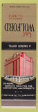 Matchbook Cover - Hotel Wolford Danville IL
