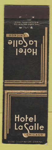 Matchbook Cover - Hotel LaSalle Chicago IL