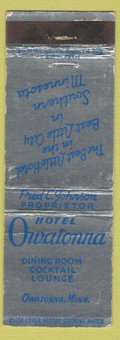 Matchbook Cover - Hotel Owatonna MN WEAR