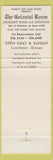 Matchbook Cover - Sunnybrook's Colonial Room Pottstown PA