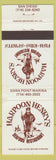 Matchbook Cover - Harpoon Henry's Seafood San Diego CA WEAR