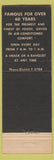 Matchbook Cover - Wearley's Restaurant Washington DC lobster feature