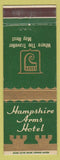 Matchbook Cover - Hampshire Arms Hotel Minneapolis MN