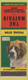 Matchbook Cover - The Mayfair Council Bluffs IA Saint Bernard Dog