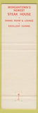 Matchbook Cover - Flame Steak House Morgantown WV