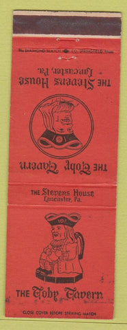Matchbook Cover - Toby Tavern Stevens House Lancaster PA