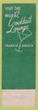 Matchbook Cover - Hotel St Francis Canton OH WEAR