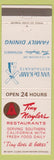 Matchbook Cover - Tiny Naylors Restaurants Van DeKamp CA CHAIN