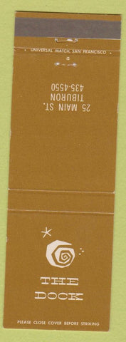 Matchbook Cover - The Dock Tiburon CA
