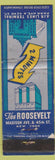 Matchbook Cover - Roosevelt Hotel New York City WORN