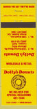 Matchbook Cover - Dolly's Donuts Lompoc Arroyo Grande CA