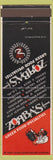 Matchbook Cover - Zorba's Greek Restaurant Aspen Colorado Champaign IL