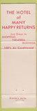 Matchbook Cover - Bismarck Hotel Chicago IL WEAR
