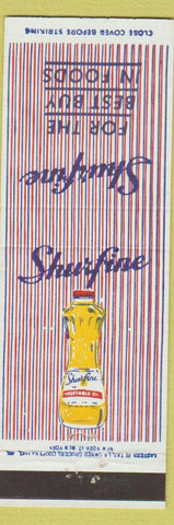 Matchbook Cover - Shurfine Vegetable Oil