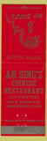 Matchbook Cover - Ah Sing's Chinese Restaurant Palm Springs CA WEAR