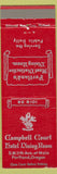 Matchbook Cover - Campbell Court Hotel Dining Room Portland OR WEAR