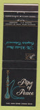 Matchbook Cover - Pipe of Peace Nassau Bahamas tobacco dunhill barling ronson