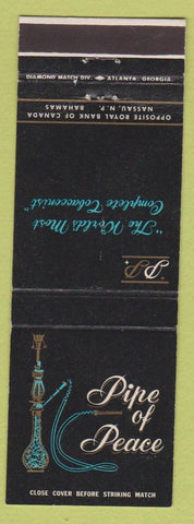 Matchbook Cover - Pipe of Peace Nassau Bahamas tobacco dunhill barling ronson