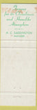 Matchbook Cover - Park Lane Villa Cleveland OH