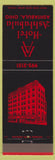 Matchbook Cover - Hotel Ashtabula OH
