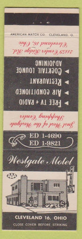 Matchbook Cover - Westgate Motel Cleveland OH