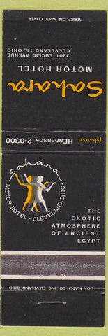 Matchbook Cover - Sahara Motor Hotel Cleveland OH