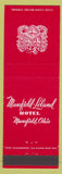 Matchbook Cover - Mansfield Leland Hotel Mansfield OH