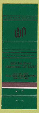 Matchbook Cover - Vernon Manor Hotel Cincinnati OH