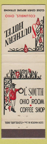 Matchbook Cover - Southern Hotel Columbus OH Black Americana?