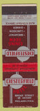 Matchbook Cover - Chesterfield Hotel Philadelphia PA