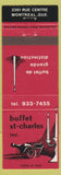 Matchbook Cover - Buffet ST Charles Montreal QC