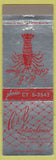 Matchbook Cover - A and B Lobster House Key West FL