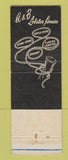Matchbook Cover - A and B Lobster House Key West FL