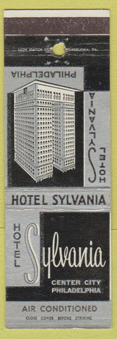 Matchbook Cover - Hotel Sylvania Philadelphia PA