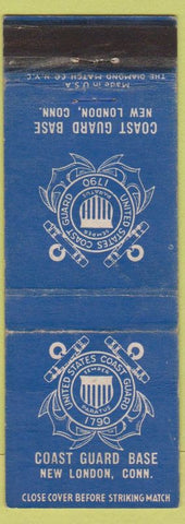 Matchbook Cover - US Coast Guard Base New London CT WORN