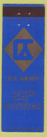 Matchbook Cover - 26th Division US Army