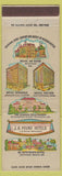 Matchbook Cover - JB Pound Hotels Savannah Beach GA Chattanooga Jacksonville