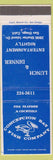 Matchbook Cover - Conception Bay Fish Company San Diego CA