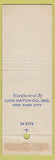 Matchbook Cover - Advertising Club of New York City