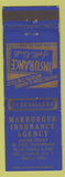 Matchbook Cover - Masburger Insurance Canton OH WEAR