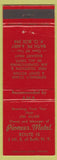 Matchbook Cover - Pioneer Motel Bath NY