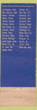 Matchbook Cover - United States Coast Gaurd Recruiting WEAR