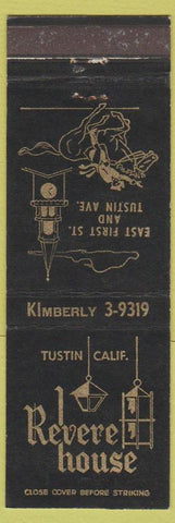 Matchbook Cover - Reverse House Restaurant Tustin CA