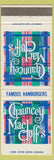 Matchbook Cover - Chauncey Mac Duff's Hamburgers  San Francisco CA