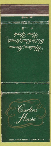 Matchbook Cover - Carlton House New York City WEAR